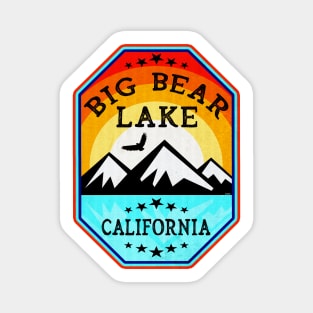 Ski Big Bear Lake California Nevada Skiing Mountain Sunrise Sticker